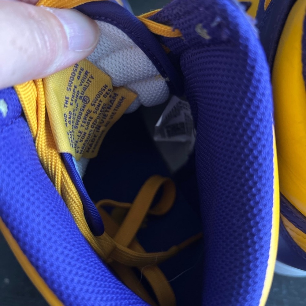 Nike High Dunk Lakers Mens 8 - Picture 5 of 8